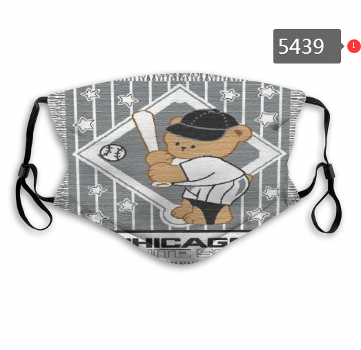2020 MLB Chicago White Sox #3 Dust mask with filter->mlb dust mask->Sports Accessory